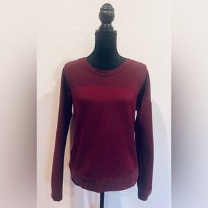 The North Face Women's Recover-Up Quilted Knit pullover sweater